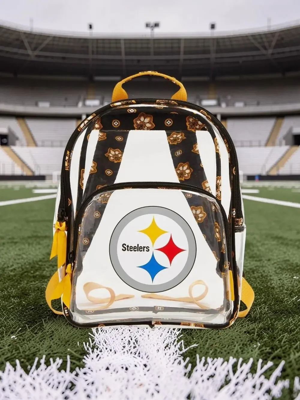Pittsburgh Steelers Clear Small Backpack Stadium Approved Vera Bradley New NFL